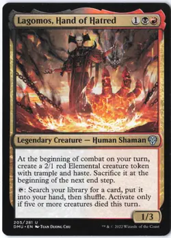 Lagomos, Hand of Hatred U Dominaria United 205 LP - Image 1