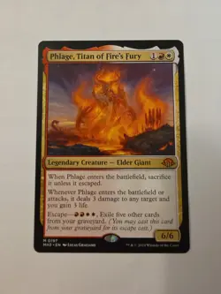 Phlage, Titan of Fire's Fury - MTG - Modern Horizons 3 - #197 - NM - Regular - Image 1
