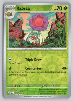 RABSCA 014/191 RARE SURGING SPARKS POKEMON REVERSE HOLO NM - Image 1