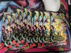 12x Pokemon TCG Ascended Heroes Booster Packs - Factory Sealed, Trusted seller. - Image 1
