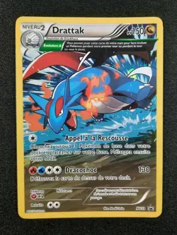 Carte Pokemon : Drattak Full Art 2015 XY Black Star XY59 VG 🇲🇫 - Image 1