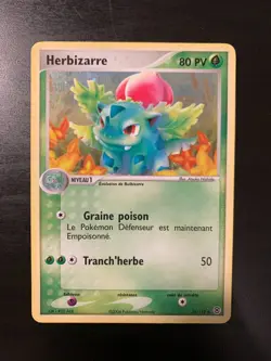 Carte Pokemon : Herbizarre 35/112 Reverse Ex Rouge Feu Vert Feuille Francaise - Image 1