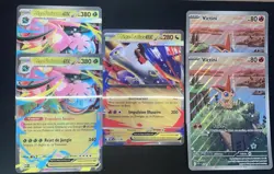 Lot 5 cartes Pokemon JUMBO Lenticulaire FR -EV/ME - Etats variable (K2) - Image 1