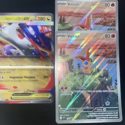 Lot 5 cartes Pokemon JUMBO Lenticulaire FR -EV/ME - Etats variable (K2) - Image 2