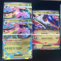 Lot 5 cartes Pokemon JUMBO Lenticulaire FR -EV/ME - Etats variable (K2) - Image 3