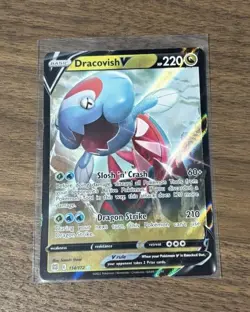 Dracovish V - BRS 114/172 - Pokemon TCG: Brilliant Stars - Near Mint - English - Image 2