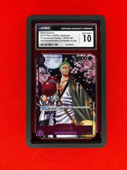 Zoro-Juuro OP05-067 2nd Anniversary Promo One Piece TCG Japanese CGC 10 GEM Mint - Image 1