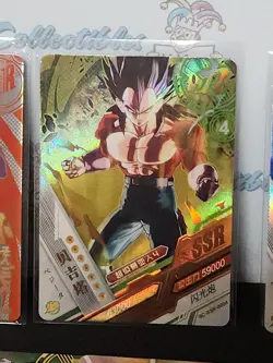 Dragon Ball Z Heroes Vegeta Goku LR SSR Rainbow Holo Trading Card Lot Of 10 - Image 4