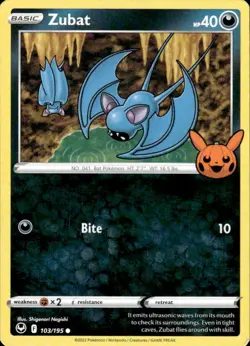 Zubat 103/195 Trick or Trade 2023 Regular - Pokemon Card - Image 1