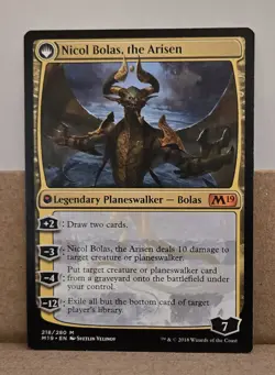 MTG Nicol Bolas, the Ravager Core Set 2019, Mythic Card 218/280, Regular - Image 2