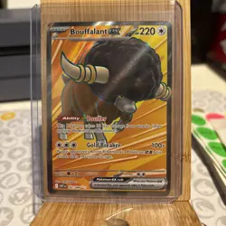 Pokemon Bouffalant EX Full Art Ultra Rare Card 162/086 English White Flare - Image 1