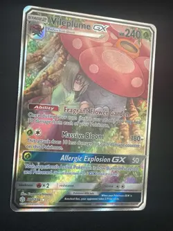 Vileplume GX 211/236 Cosmic Eclipse Full Art Ultra Rare Pokemon Card (LP) - Image 3