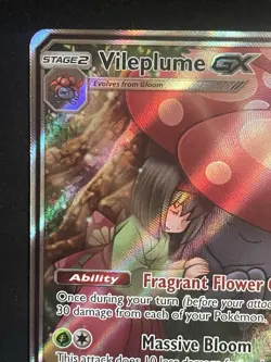 Vileplume GX 211/236 Cosmic Eclipse Full Art Ultra Rare Pokemon Card (LP) - Image 4