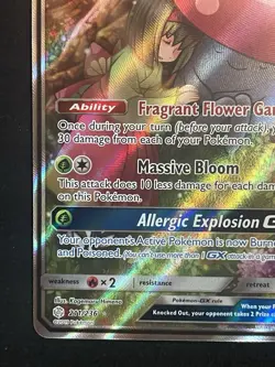 Vileplume GX 211/236 Cosmic Eclipse Full Art Ultra Rare Pokemon Card (LP) - Image 5