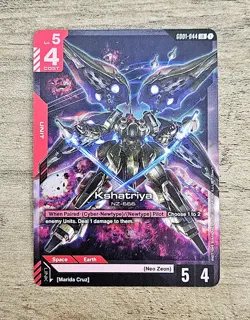 Kshatriya GD01-044 LR - Newtype Rising - NM Foil Gundam Card Game - Image 1