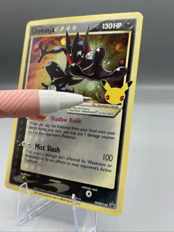 Pokemon- Greninja Star, SWIRL 💫 SWSH144 Celebration Promo Card, Sword & Shield - Image 3