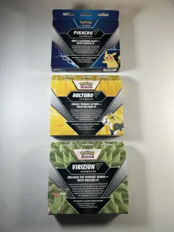 Pokemon TCG: Pikachu V Showcase & Verizion/Boltund 3x New Sealed 9 Booster Packs - Image 2