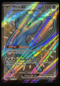 Mew ex 216/091 - Pokemon S&V: Paldean Fates - Ultra Rare Holo - Image 1