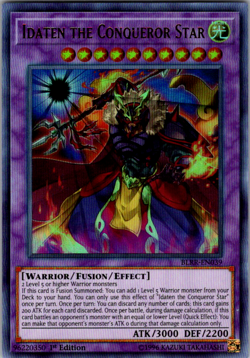 Idaten The Conqueror Star - BLRR-EN039 - Ultra Rare - 1st Edition NM Yugioh - Image 1