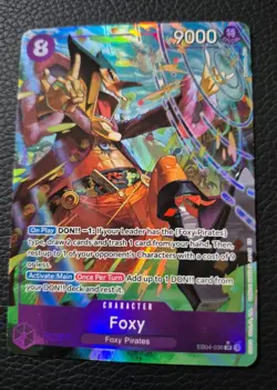 Foxy (Alternate Art) EB04-036 One Piece from OP-14 The Azure Sea's Seven Foil NM - Image 2