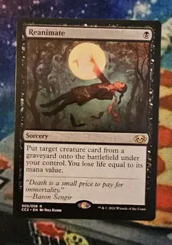 MTG Reanimate x1 NM from Commander Collection: Black - Image 1
