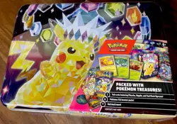 Pokemon Treasure Chest Kit Booster Packs Holo Promo Cards Fall 2024 (SEALED) - Image 1