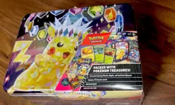Pokemon Treasure Chest Kit Booster Packs Holo Promo Cards Fall 2024 (SEALED) - Image 4