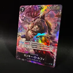 Monkey D. Luffy OP04-090 SR Parallel Alt Art ONE PIECE Card Game NM Japanese - Image 2