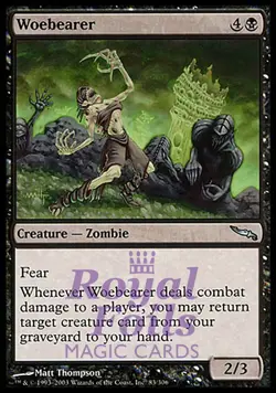 Woebearer 2x FOIL MDN MTG Mirrodin Uncommon MINT black - Image 1