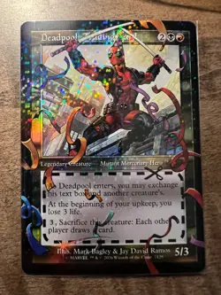 Deadpool, Trading Card (7129) (Pool Party Foil) Secret Lair Drop Foil - Image 1