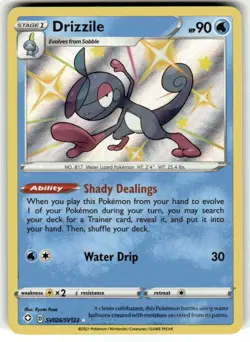 Drizzile SV026/SV122 Shiny Holo Rare Shining Fates NM Pokemon Card - Image 1
