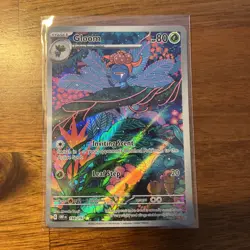 Pokemon TCG Obsidian Flames Gloom Illustration Rare Holo Card 198/197 - Image 1
