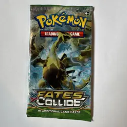 Pokemon TCG Fates Collide Booster Pack of 10 Cards - Factory Sealed - Brand New! - Image 1