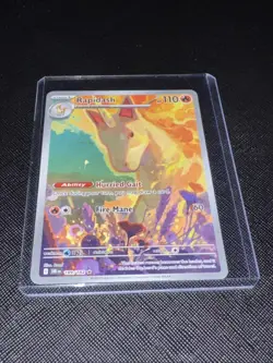 Pokemon TCG Rapidash Destined Rivals Illustration Rare Card 189/182 - Image 1