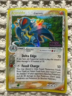 Armaldo Reverse Holo 1/101 ex Holon Phantoms 2006 LP Pokemon Card - Image 3