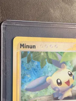 Pokemon TCG Minun Reverse Holo Card 7/97 2003 - Image 3