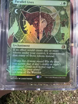 MTG Parallel Lives 58 Foil Wilds of Eldraine Enchant Tales CGC Pristine 10 Pop 1 - Image 3