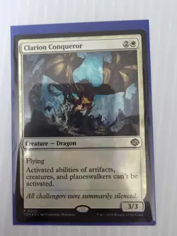 MTG Clarion Conqueror #5 Tarkir Dragonstorm Foil - Image 1