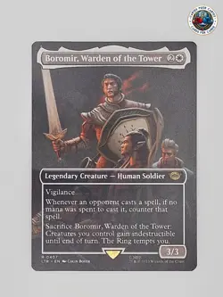 MTG - Lord of the Rings - Boromir, Warden of the Tower - 407 - NM - Image 2
