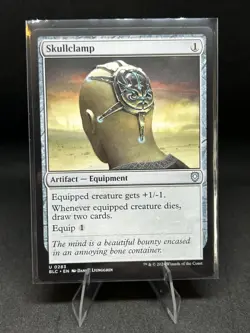 Commander: Bloomburrow #283 Skullclamp - Image 1