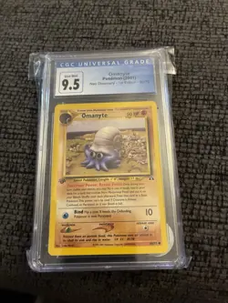 Omanyte - 1st Edition - 60/75 Neo Discovery - Pokemon TCG - 2001 - Image 1