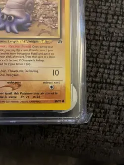 Omanyte - 1st Edition - 60/75 Neo Discovery - Pokemon TCG - 2001 - Image 4