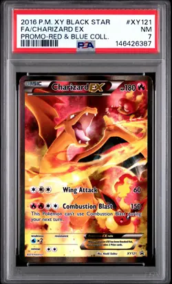 2016 Pokemon XY Black Star XY121 Charizard EX PSA 7 146426387 - Image 1