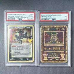 Pokemon Greninja Gold Star & Ancient Mew Holo Promo Graded Card Lot - Image 1