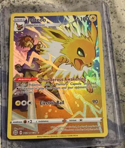 Pokemon Jolteon Ultra Rare Holo 100 HP TG04/TG30 Trainer Gallery 2022 - Image 1