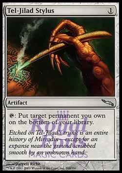 Tel-Jilad Stylus 1x FOIL MDN MTG Mirrodin Uncommon MINT artifact - Image 1