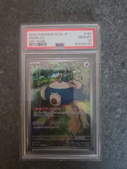 Snorlax 181/165 Sv2a: Pokemon Card 151 Holo (Japanese) PSA 10 - Image 1