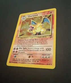 Pokemon Charizard 4/130 Base Set 2 Holo Rare Card Never Played Excellent Cond - Image 1