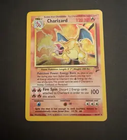 Pokemon Charizard 4/130 Base Set 2 Holo Rare Card Never Played Excellent Cond - Image 2