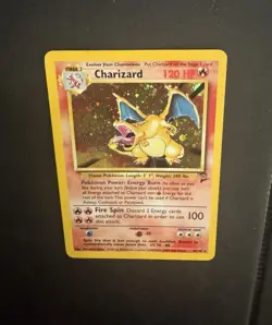 Pokemon Charizard 4/130 Base Set 2 Holo Rare Card Never Played Excellent Cond - Image 4